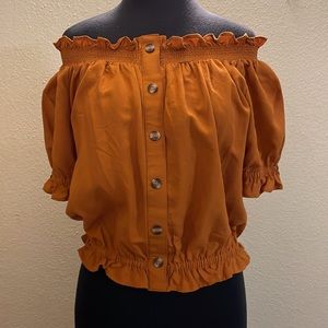 Off the shoulder blouse